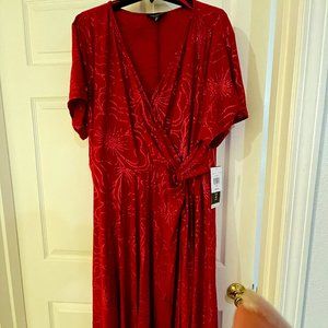 New with tags. Sparkly red evening dress